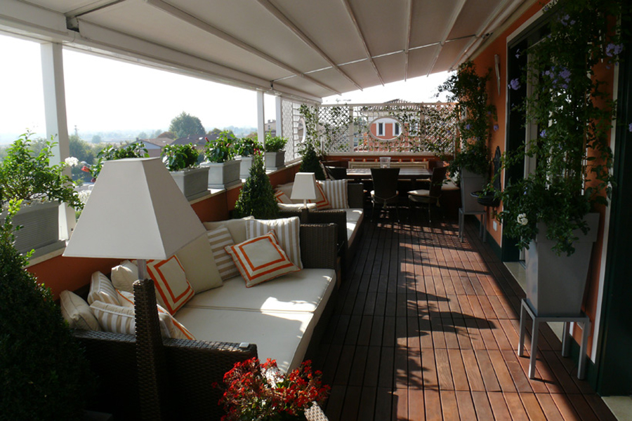 pergotenda in terrazza